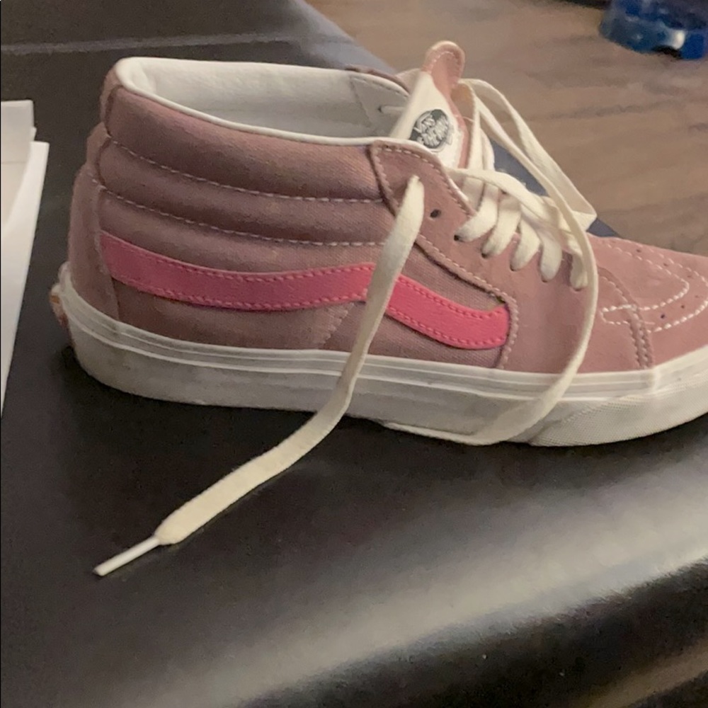 Pink vans women one time